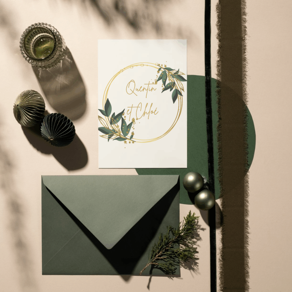 Faire part de mariage personnalisé papeterie de mariage