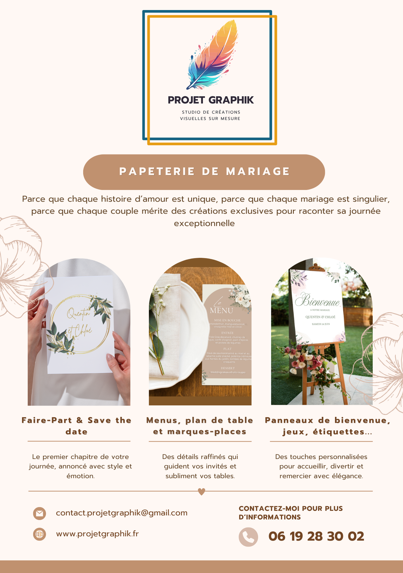 Flyer mariage 
