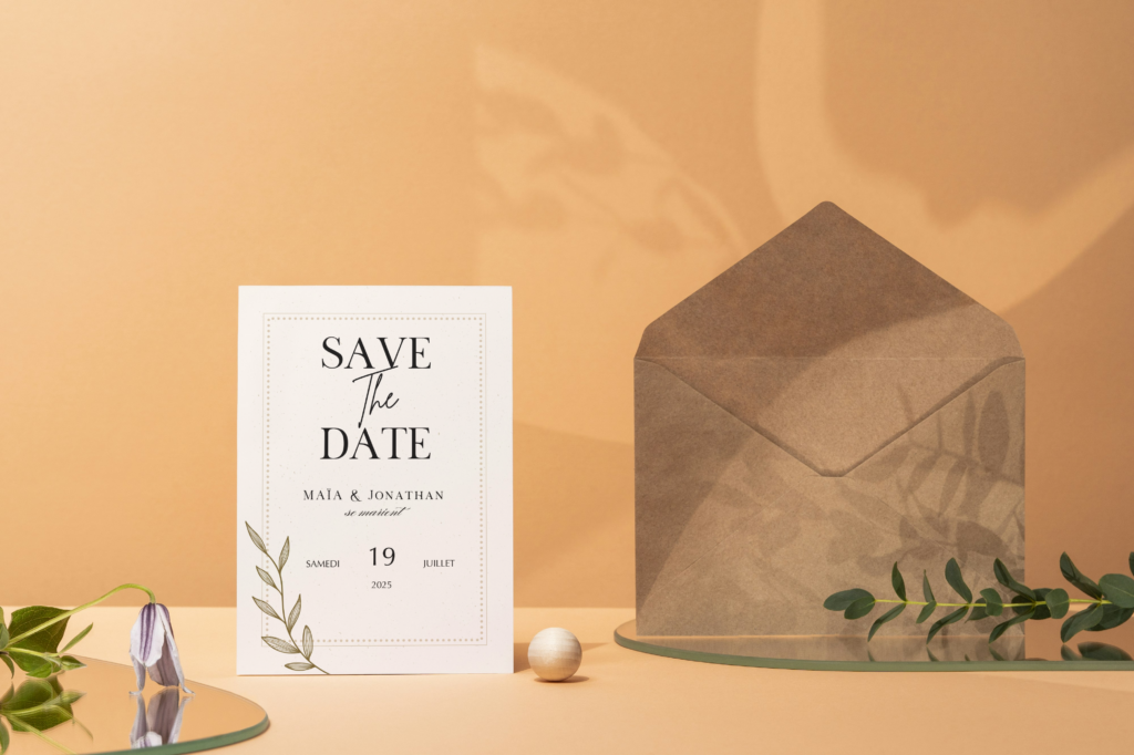 Papeterie événementielle save the date